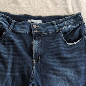 KanCan Dark Blue High Rise Jeans